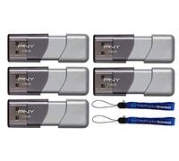 PNY Lot de 5 clés USB 3.0 Elite Turbo Attache 3 (Lot de 5) Modèle P-FD128TBOP-GE Plus (2) Everything But Stromboli (TM)