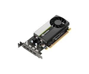 PNY NVIDIA T1000 4GB GDDR6 - Carte Graphique Professionnelle, 896 Cœurs CUDA, PCI Express x16 3.0, 4 Mini DisplayPort 1.4, Low Profile
