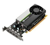 PNY NVIDIA T1000 Carte Graphique Professionnelle 4GB GDDR6 PCI Express 3.0 x16, Simple Slot, 4X Mini-Port Display, 8K Support, Ventilateur Actif Ultra-Silencieux