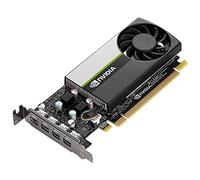 PNY NVIDIA T1000 Carte Graphique Professionnelle 4GB GDDR6 PCI Express 3.0 x16, Simple Slot, 4X Mini-Port Display, 8K Support, Ventilateur Actif Ultra-Silencieux