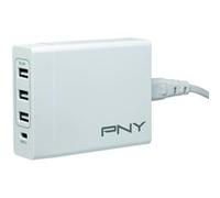 PNY P-AC-3UF1TC-WEU30-RB Chargeur USB-C Blanc G