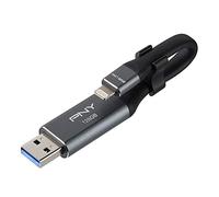 PNY P-FDI128LA02GC-RB Clé USB 3.0 128 Go Gris