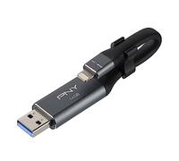 PNY P-FDI64GLA02GC-RB Clé USB 3.0 Gris Métallisé 64 Go