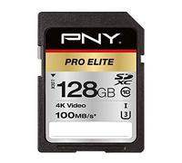PNY Pro Elite SDXC Card 128GB Class 10 UHS-I U3 100MB/s