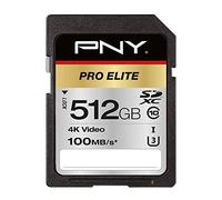 PNY PRO Elite - Carte mémoire flash - 512 Go - UHS-I U3 / Class10 - SDXC UHS-I