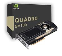 PNY Quadro GV100 Carte Graphique Professionnelle 32GB HBM2 PCI Express 3.0 x16, Double Slot, 4X Port Display, 8K Support, Ventilateur Actif Ultra-Silencieux