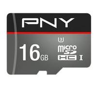 PNY Turbo - Carte mémoire flash (adaptateur microSDHC - SD inclus(e)) - 16 Go - UHS-I U3 / Class10 - microSDHC UHS-I G