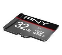 PNY Turbo - Carte mémoire flash (adaptateur microSDHC - SD inclus(e)) - 32 Go - UHS-I U3 / Class10 - microSDHC UHS-I G