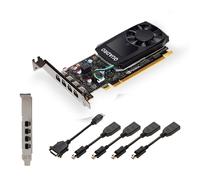 PNY VCQP1000V2-PB carte graphique NVIDIA Quadro P1000 V2 4 Go GDDR5