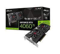PNY GeForce RTX 4060 Ti XLR8 Gaming VERTO OC Dual Fan, GeForce RTX 4060 Ti, 8.0GB GDDR6, PCI-Express