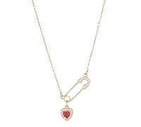 PNZLZIA Élégant collier de trombone, collier de trombones en argent pour femme, pendentif en forme de cœur et clavicule sexy personnalisé, 0.6*90cm, Métal, Pas de gemme