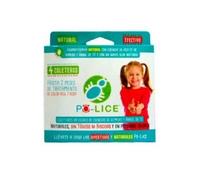 Po-lice Élastiques à Cheveux Anti-Poux 4 unités