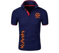 Po.lo Homme Manches Courtes K.u.b.o.t.a, Golf Po.lo T-Shirt Confortable, Tees Casual Décontractés pour D'extérieur, Légère(Dark Blue,XL)