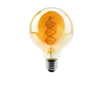 POABCVYD Lampe Maïs LED, Ampoule LED Vintage E27 4W Variable A60 ST64 G95, Lumière À Filament En Spirale, Lampe Rétro, Décoration D'intérieur Basse Consommation(G80-E27)