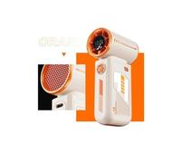 POABCVYD Souffleur électrique, Mini Ventilateur Portatif À Haute Vitesse De Style Mécanique, Rechargeable par USB,Souffleur d'air Compact(Orange)