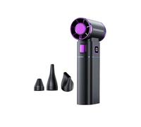 POABCVYD Souffleur électrique, Sèche-Cheveux Puissant Et Recharable sans Balais, Ventilateur Puissant, Turboréacteur,Souffleur d'air Compact(Purple)