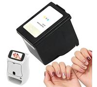 POADGBCN Cartouche d'encre de Rechange pour imprimante 3D à Ongles Haute capacité 800 Ongles Impression HD éclatante pour Studios de Nail Art Beauté à Domicile(Whiteinkcartridge)