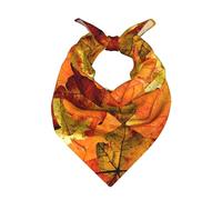 Poadnly Belles feuilles d'automne,Écharpe bandana pour hommes et femmes - Bandanas élégants et polyvalents à porter autour du cou et sur la tête