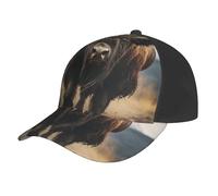 Poadnly Bison d'Amérique du Nord,Casquette de Baseball Ajustable, Style Classique, Casquette de Camionneur