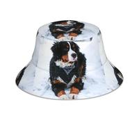 Poadnly Bouvier Bernois Neige,Chapeau bob Adulte, Chapeau de Soleil, Casquette de Course réfléchissante de Nuit, Chapeau de pêcheur