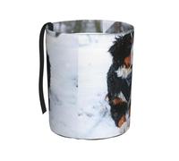 Poadnly Bouvier bernois Neige,Poubelle de voiture suspendue, résistante à l'eau, idéale pour le camping et les voyages.