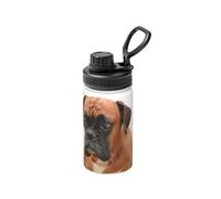 Poadnly Boxer au visage triste,Bouteille d'eau isotherme de 12 oz en acier inoxydable, tasse à café sous vide, gourde