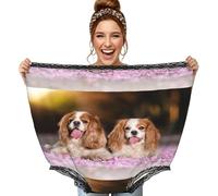 Poadnly Cavalier King Charles Spaniel Chiens Blancs et Bruns,Culottes Fantaisie surdimensionnées pour Maman, Culottes de Grand-mère, Cadeaux de farces