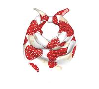Poadnly Champignons rouges Amanite tue-mouches,Écharpe bandana pour hommes et femmes - Bandanas élégants et polyvalents à porter autour du cou et sur la tête