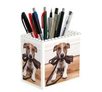 Poadnly Chiens Jack Russell Terrier Animaux, Pot à crayons/pot à stylos pour le bureau, la maison et l'école, organiseur de bureau compact pour fournitures de bureau