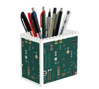 Poadnly Circuit électronique à diodes, Pot à crayons/pot à stylos pour le bureau, la maison et l'école, organiseur de bureau compact pour fournitures de bureau