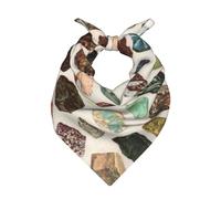 Poadnly Géologie vintage, pierres précieuses, cristaux et minéraux,Écharpe bandana pour hommes et femmes - Bandanas élégants et polyvalents à porter autour du cou et sur la tête