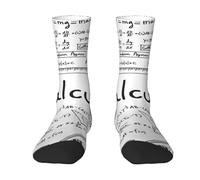 Poadnly Mathématiques Géométrie Geek Calculus,Chaussettes de compression sportives unisexes, chaussettes et bas de sport pour adultes