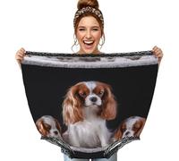 Poadnly Mère Cavalier King Charles Spaniel avec Ses Petits,Culottes Fantaisie surdimensionnées pour Maman, Culottes de Grand-mère, Cadeaux de farces