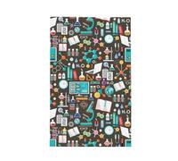 Poadnly Modèle de Chimie Scientifique,Torchons gaufrés pour la Cuisine, essuie-Vaisselle absorbants, 41 x 66 cm