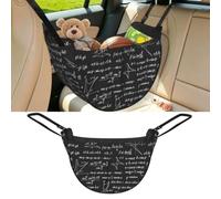 Poadnly Modèles et calculs mathématiques, Organisateur de siège auto, sac de rangement multi-usages à cordon pour le camping, les courses et les voyages
