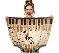 Poadnly Notes de Musique Piano,Culottes Fantaisie surdimensionnées pour Maman, Culottes de Grand-mère, Cadeaux de farces