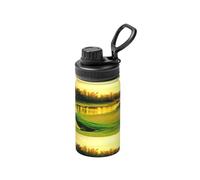 Poadnly Parcours de golf imprimé,Bouteille d'eau isotherme de 12 oz en acier inoxydable, tasse à café sous vide, gourde