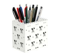 Poadnly Personnage de dessin animé Jack Russell Terrier Animal, Pot à crayons/pot à stylos pour le bureau, la maison et l'école, organiseur de bureau compact pour fournitures de bureau