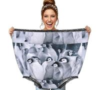 Poadnly Pingouin dans la Neige,Culottes Fantaisie surdimensionnées pour Maman, Culottes de Grand-mère, Cadeaux de farces