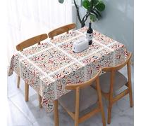 Poadnly Poussière d'alphabet hébreu créatif,Nappe imperméable, Anti-poussière et Infroissable Housse pour Table - 137 x 183 cm