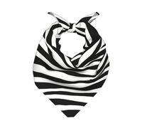 Poadnly Rayures zébrées naturelles,Écharpe bandana pour hommes et femmes - Bandanas élégants et polyvalents à porter autour du cou et sur la tête