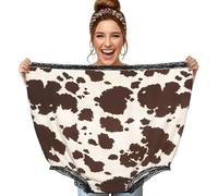 Poadnly Taches Brunes de Vache,Culottes Fantaisie surdimensionnées pour Maman, Culottes de Grand-mère, Cadeaux de farces
