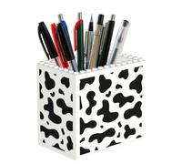 Poadnly Taches de vache, empreinte de vache, Pot à crayons/pot à stylos pour le bureau, la maison et l'école, organiseur de bureau compact pour fournitures de bureau