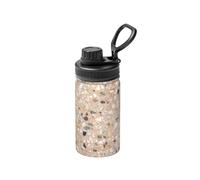 Poadnly Terrazzo en pierre naturelle,Bouteille d'eau isotherme de 12 oz en acier inoxydable, tasse à café sous vide, gourde
