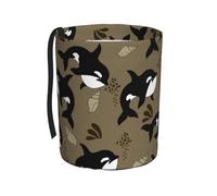 Poadnly Vie marine Baleine Gros poisson drôle Animal,Poubelle de voiture suspendue, résistante à l'eau, idéale pour le camping et les voyages.