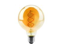 POAHNCU Ampoule Ampoule LED Vintage E27 4W Variable A60 ST64 G95, Lumière À Filament En Spirale, Lampe Rétro, Décoration D'intérieur Économie d'énergie(G95-E27)