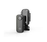 POAHNCU Caméra de Sport Caméra d'action C100 4K étanche for Casque de vélo et Moto pour Le Cyclisme et Le vlogging Animalier(Black+32g)