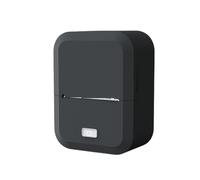 POAHNCU Imprimante D'étiquettes Thermique sans Fil Bluetooth Portable, Mini-imprimante Autocollante for Codes-Barres,pour l'étiquette de Date de Texte(Black)