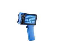 POAHNCU Imprimante Jet d'encre Portable, Imprimante À Jet d'encre Portable, Petite Taille, avec Écran Tactile LED HD, 12,7 Mm, Compatible Les Codes-Barres QR,pour l'étiquette(Blue)