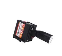 POAHNCU Imprimante Jet d'encre Portable, Imprimante À Jet d'encre Thermique Portative, Code De Lot Barres 5CM, Date Variable, Numéro Série, Étiquette D'expiration, Masque en Ligne,pour l'étiquette